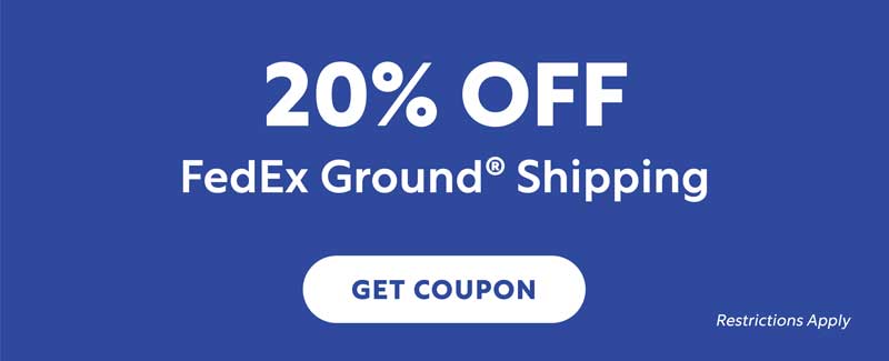 20% OFF FedEx Ground Shipping - Get Coupon