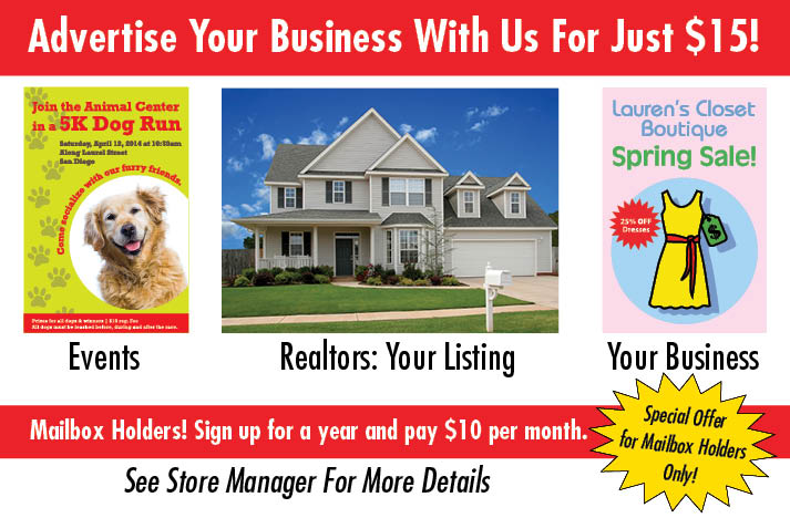 Advertise Your Business With Parcel Plus in Colesville, MD