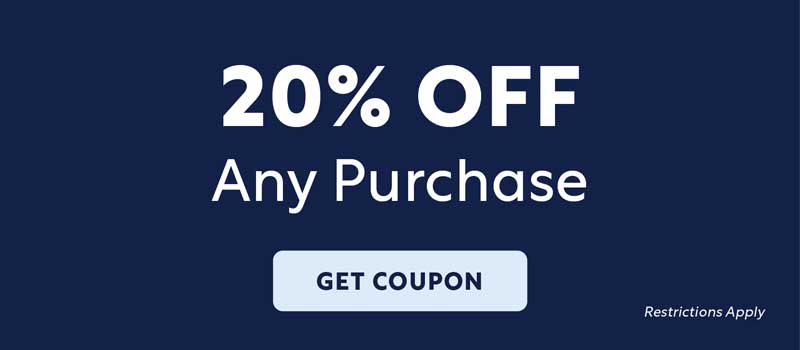 20% Off Any Purchase  - Get Coupon