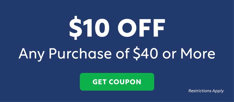 $10 OFF Any Purchase of $40 or More - Get Coupon