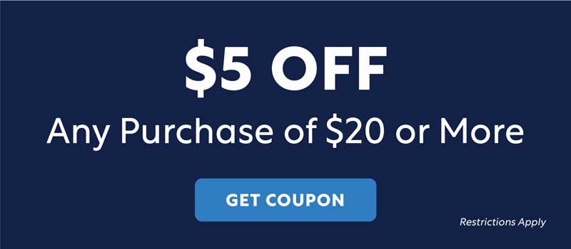 $5 OFF Any Purchase of $20 or More - Get Coupon