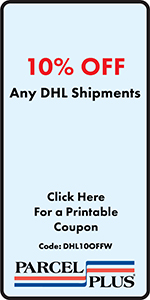 10% Off DHL Shipments