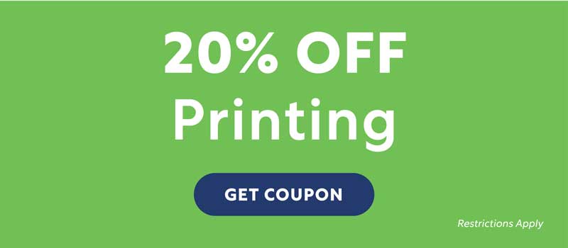 20% OFF Printing - Get Coupon
