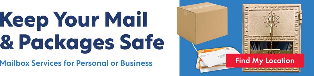 Keep Your Mail & Packages Safe - Mailbox Services for Personal or Business - Find My Location