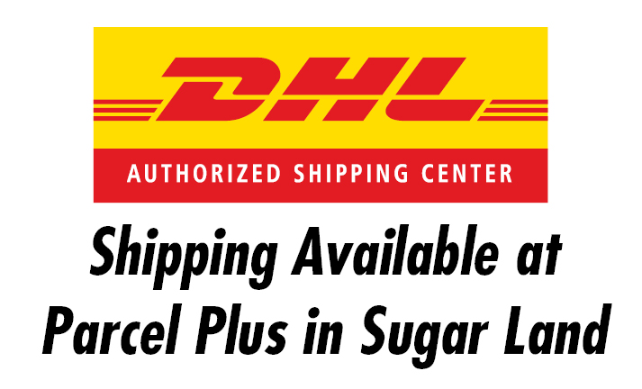 DHL Shipping Available at Parcel Plus in Sugar Land